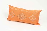Handcrafted Orange Cactus Silk Cover 6