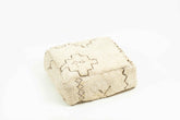 Square Boujad Pillow Cover in Cream with Minimalist Tribal Pattern