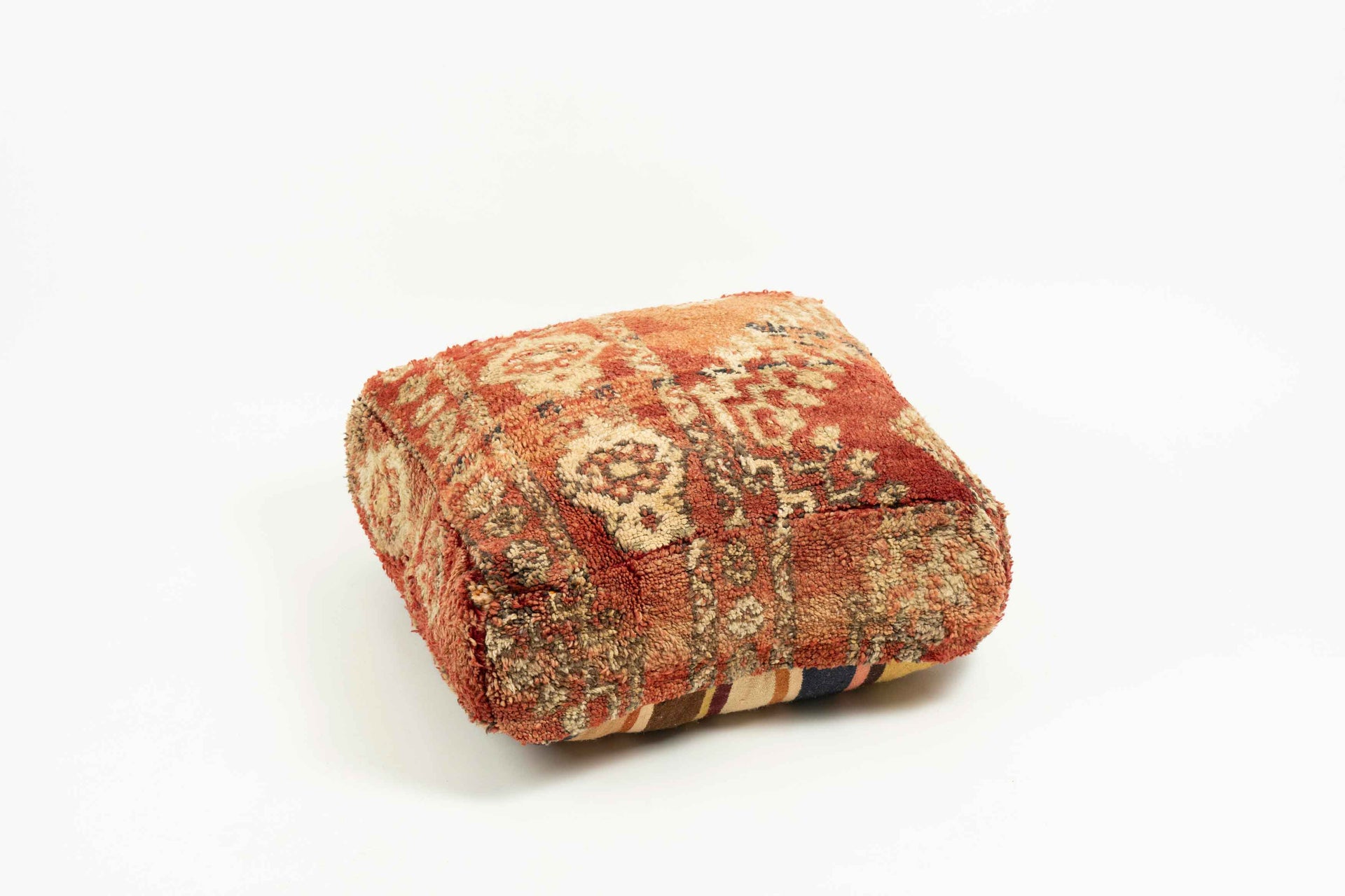 Boujad Red and Pink Floor Pillow Cover